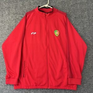 Forca‎ Portugal Futbol Track Jacket Mens 2XL Red Futbol Soccer Full Zip